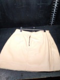 Clothing-Leather Silk Lined Skirt Size 10/12 ?