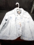 Clothing-Harley Davidson Faded Jean Jacket Size XL