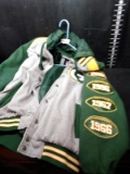 Clothing-NFL Certified Green Bay Packers Super Bowl Commemorative Hooded Coat-Size XL
