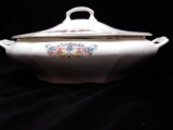 Vintage Hand painted Atlas Globe Soup Tureen