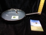 The Todd English Collection 10.5 Inch Frying Pan with Lid -NEW
