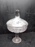 EAPG Star of David Covered Candy Dish