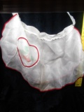 Vintage Apron-Red Trim and Cherries