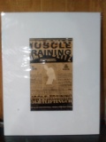 Unframed Paper Strip Art-Muscle Training