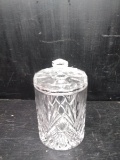 Block Lead Crystal Storage Jar