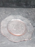 Pink Depression Luncheon Plate