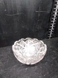 Neer Cut Crystal Glass Bowl
