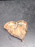NC Pottery Nappy Leaf Dish 1966 by Harry Lana