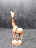 Carved Wooden Giraffe
