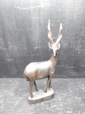Carved Wooden Gazelle