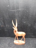 Carved Wooden Gazelle