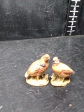 Pair Ceramic Pheasant Figurines