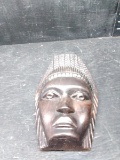 Hand Carved Wooden African Mask