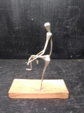 Novelty Metal Sculpture-I Hate Golfing