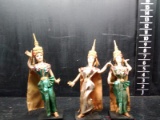 Collection 3 Thai Lakhon Nai Dancing Dolls