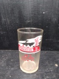 Original Rocky Mount JR Steakhouse Advertising Glass