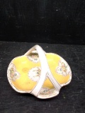Vintage Hand painted Japan Handle Dish
