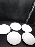 Collection 5 Vintage English Ironstone Rimmed Bowls