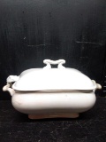 Antique Ironstone Tureen with Ladle