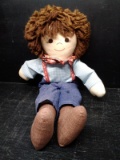 Vintage Folk Art Fabric Doll