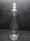 Vintage Decanter with Cork Stopper