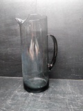 MCM Smoky Glass Pitcher