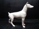 Ceramic Doberman Pinscher Dog Figure-Standing