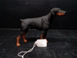 Resin Doberman Pinscher Figure-Standing by Dogs & Pups Galore