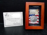 2020 MS70 American Eagle Silver Dollar New Year's Edition with Display Case and COA