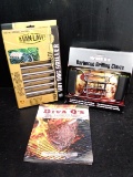 Man Law Hot Dog Grillers, Mr Bar B Q GRilling Claws, & Danielle Bennett Diva Q's Cookbook-Sealed- al