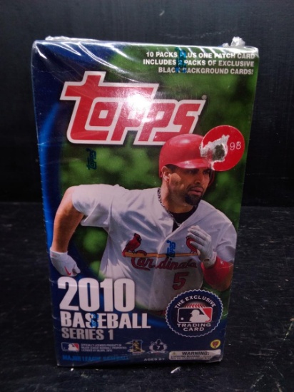 Topps 2010 Baseball Series 1 Trading Cards-Sealed | Online Auctions ...