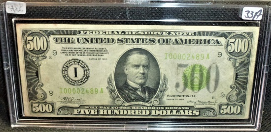 CHOICE $500 FEDERAL RESERVE NOTE