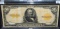 RARE $50 GOLD COIN NOTE SERIES 1922 LARGE SIZE