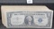 105 $1 SILVER CERTIFICATES BLUE SEAL SERIES 1957
