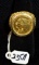$2 1/2 INDIAN GOLD COIN 14K RING