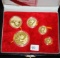 1991 5-COIN PANDA GOLD 