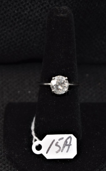 LADIES 2.20CT DIAMOND SOLITAIRE PLATINUM RING