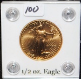 SCARCE 1999 1/2 OZ AMERICAN GOLD EAGLE