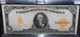 SCARCE $10 GOLD COIN NOTE - SERIES 1907 LARGE SIZE