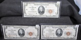 THREE $20 NATIONAL CURRNCY NOTES - SERIES 1929