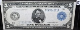 $5 FEDERAL RESERVE NOTE SERIES 1914 LARGE SIZE