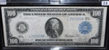 THE RARE $100 FEDERAL RESERVE NOTE - SERIES 1914