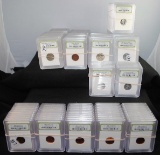 145 CARDED COINS FROM SAFE DEPOSIT