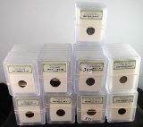 140 CARDED COINS FROM SAFE DEPOSIT