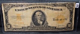 $10 GOLD CERTIFICATE SERIES 1922 LARGE SIZE