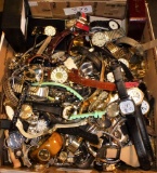 LOT OF MANY WRISTWATCHES FROM DRESSER DRAWERS