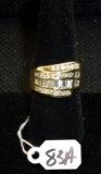 LADIES 1.75CTTW DIAMOND 14K YELLOW GOLD RING