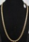 LARGE 14K YELLOW GOLD ROPE-STYLE NECLACE