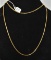 LARGE BOX LINK 18K YELLOW GOLD NECKLACE