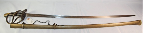 CIVIL WAR 1860 SWORD AND SCABBARD